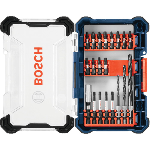 Bosch DDMS20 Jeu dembouts de perçage et de vissage Custom Case System, 20 Mcx, Phillips/Carr&eacute;e/Torx