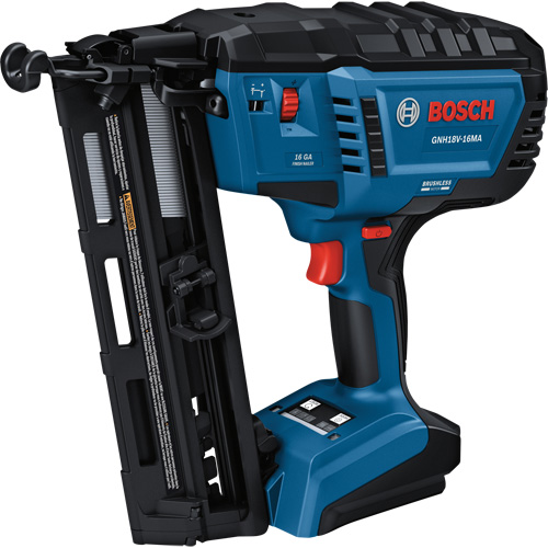 Bosch GNH18V-16MAN Cloueur de finition inclin&eacute; sans balais de calibre 16 (outil seul), 18 V, Lithium-ion