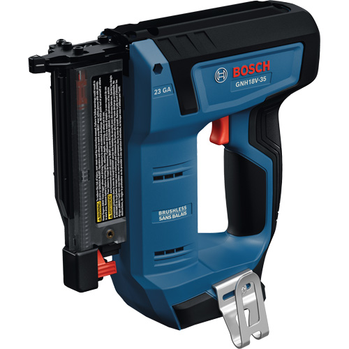 Bosch GNH18V-35N Cloueuse &agrave; moteur sans balais pour pointes de calibre 23, 18 V, Lithium-ion