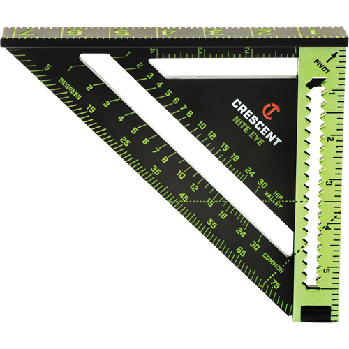 Crescent LSSP6NE EX6 NITE EYE Extendable Rafter Square, 0" - 7"