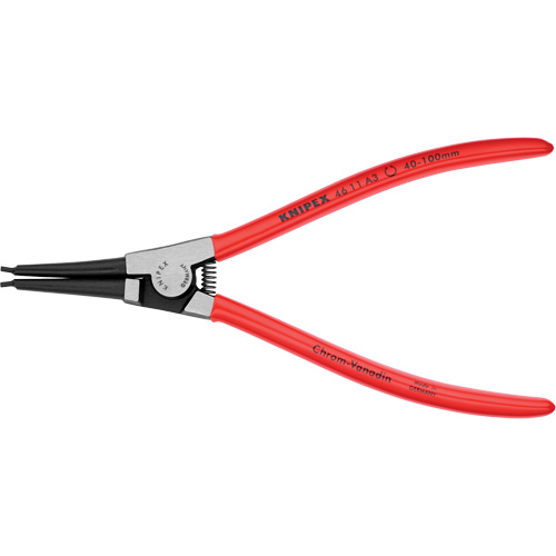 Knipex 46 11 A3 SBA Pince pour anneaux de retenue ext&eacute;rieurs avec pointes forg&eacute;es
