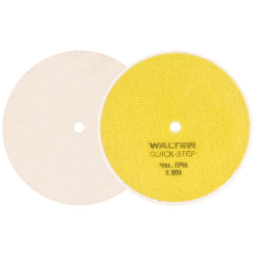Walter Surface Technologies 07T600 QUICK-STEP Polishing Disc, 6" Dia.
