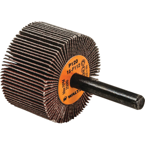 Walter Surface Technologies 15F112 Flap Wheels-Coolcut Flap Wheels, Aluminum Oxide, 120 Grit, 1-1/2" x 1" x 1/4"