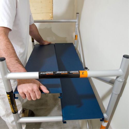 Metaltech I-IMAC Mobile Work Scaffolding - Mini Scaffoldings, Aluminum Frame, 42" D x 48-1/2" H