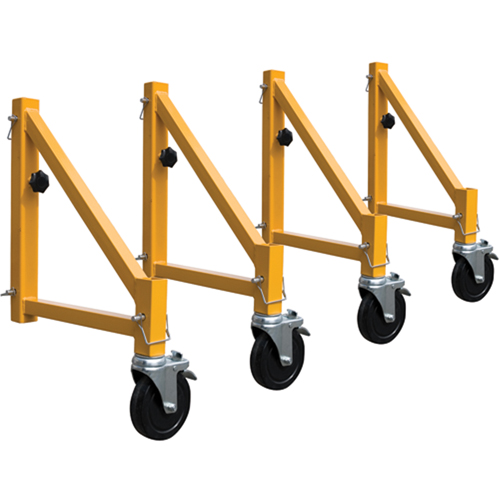 Metaltech I-CISO4 Mobile Work Scaffolding - Maxi Square Steel Scaffolding Accessories, Outrigger, 19-1/4" W x 24" H