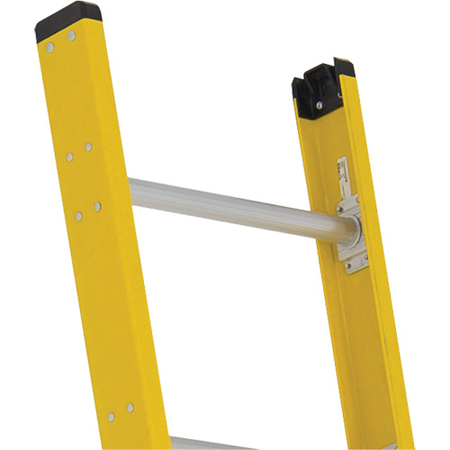 Featherlite 5608D Industrial Extra Heavy-Duty Straight Ladders (5600 Series), 8', Fibreglass, 375 lbs., CSA Grade 1AA