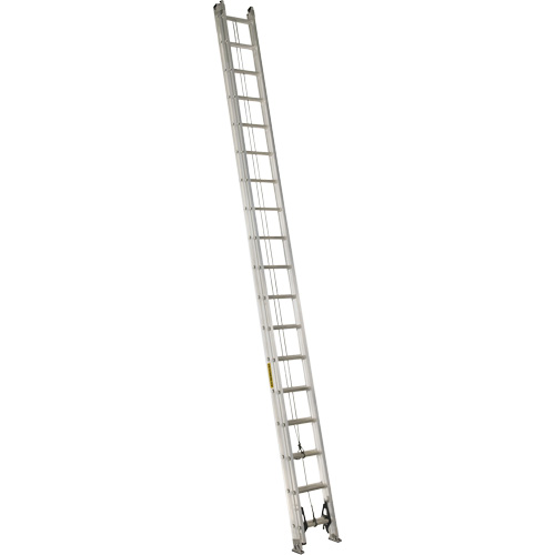 Featherlite 3236D &eacute;chelles droites/&agrave; coulisse industrielles & robustes, Cap 300 lb, 32' h, Calibre 1A