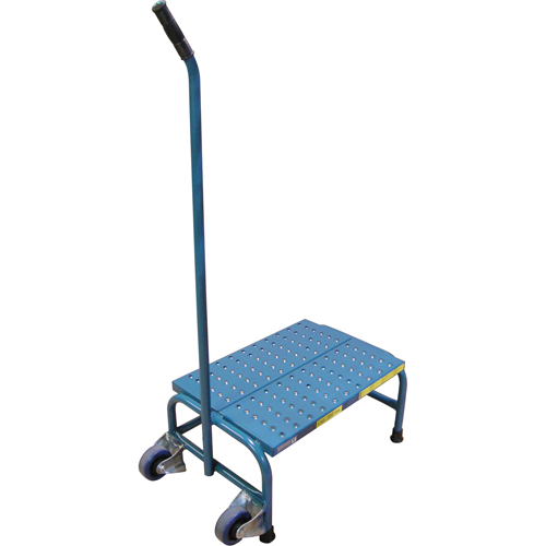 KLETON VC335 Escabeaux roulants Tilt-N-Roll, 1 marche(s), 16" l x 29" la x 12" h, Capacit&eacute; 300 lb