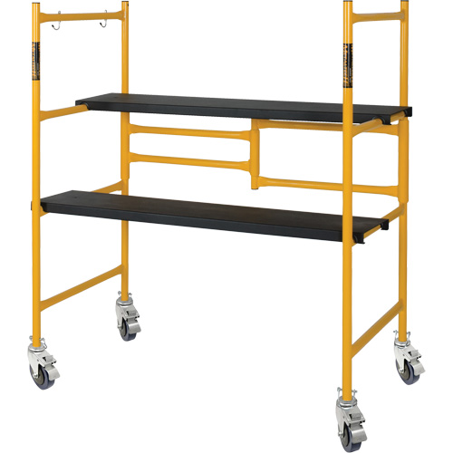 Metaltech I-IMCN Ensemble de petit &eacute;chafaudage de base de 4' Jobsite Series, Cadre Acier, 41" p x 45-3/4" h