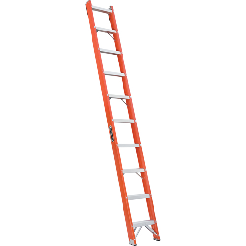 Louisville Ladder FH1010 FH1000 Series Industrial Heavy-Duty Shelf Ladders, 10', Fibreglass, 300 lbs., CSA Grade 1A