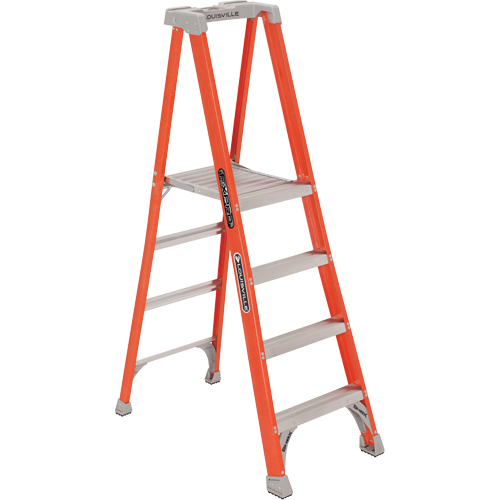 Louisville Ladder FXP1704 Escabeaux industriels robustes Pro Platform (s&eacute;rie FXP1700), 4', Cap. De 300 lb