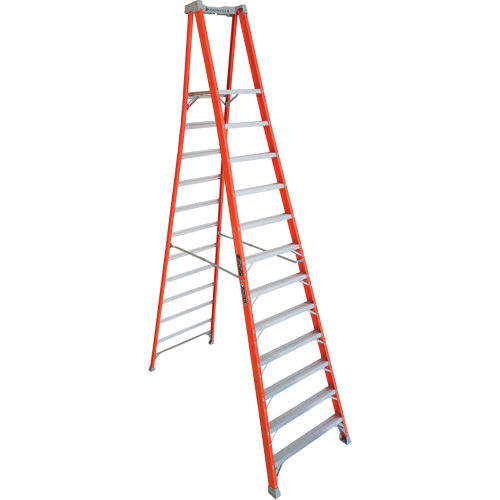 Louisville Ladder FXP1712 Escabeaux industriels robustes Pro Platform (s&eacute;rie FXP1700), 12', Cap. De 300 lb