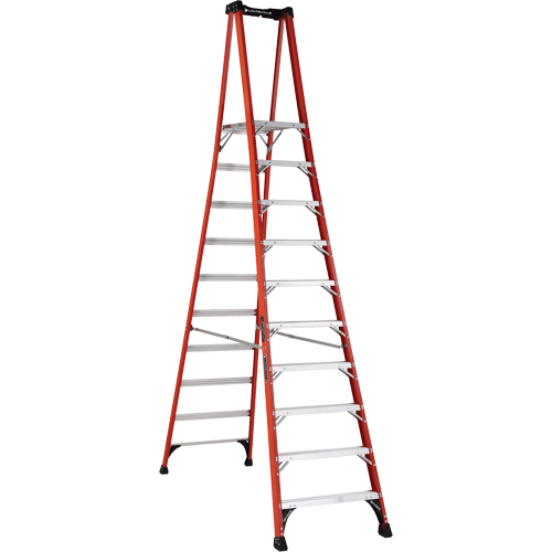Louisville Ladder FXP1810HD Escabeaux industriels extra robustes Pro Platform (s&eacute;rie FXP1800), 10', Cap. De 375 lb