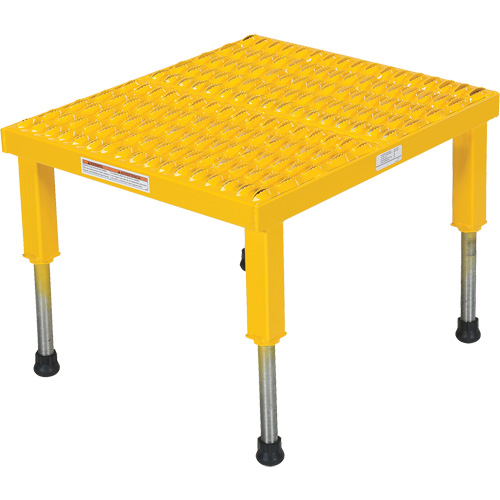 Vestil AHW-H-1924 Adjustable Work-Mate Stand, 1 Step(s), 23-1/2" W x 19-9/16" L x 16-1/2" H, 500 lbs. Capacity