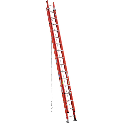 Werner D6232-2CA Extension Ladder, 300 lbs. Cap., 29' H, Grade 1A