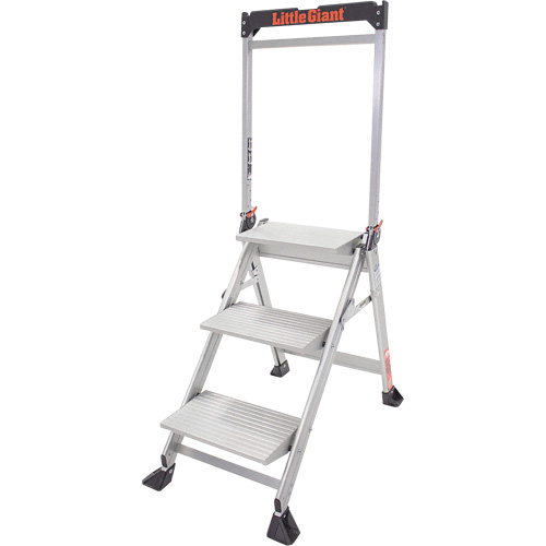 Large shop step ladders