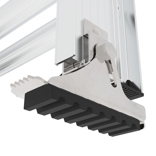 Metaltech E-ELA28T1 &eacute;chelle coulissante Jobsite Series, Cap 250 lb, 28' h, Calibre 3