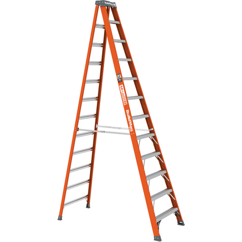 Metaltech E-SLFB12T1A Step Ladder, 12', Fibreglass, 300 lbs. Capacity, Type 1A