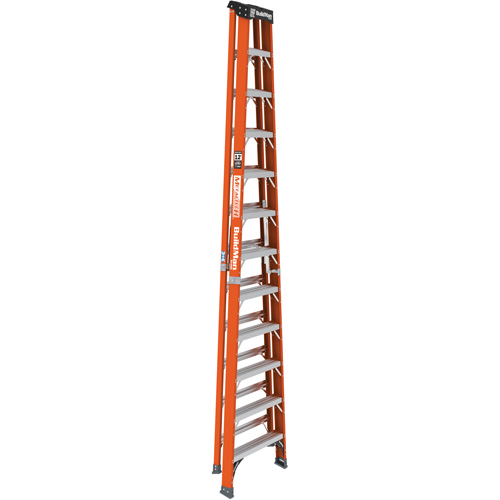 Metaltech E-SLFB12T1AA Step Ladder, 12', Fibreglass, 375 lbs. Capacity, Type 1AA