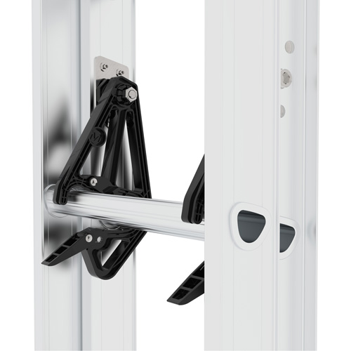 Metaltech E-ELA16T3 &eacute;chelle coulissante Jobsite Series, Cap 200 lb, 16' h, Calibre 3