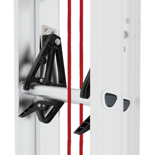 Metaltech E-ELA24T3 Jobsite Series Extension Ladder, 200 lbs. Cap., 24' H, Grade 3