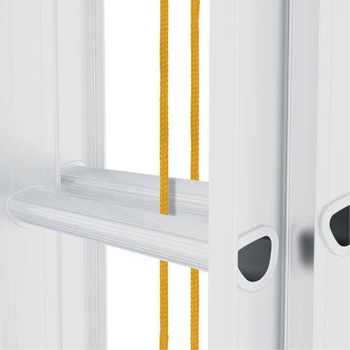 Metaltech E-ELA20T1 &eacute;chelle coulissante Jobsite Series, Cap 225 lb, 32' h, Calibre 1