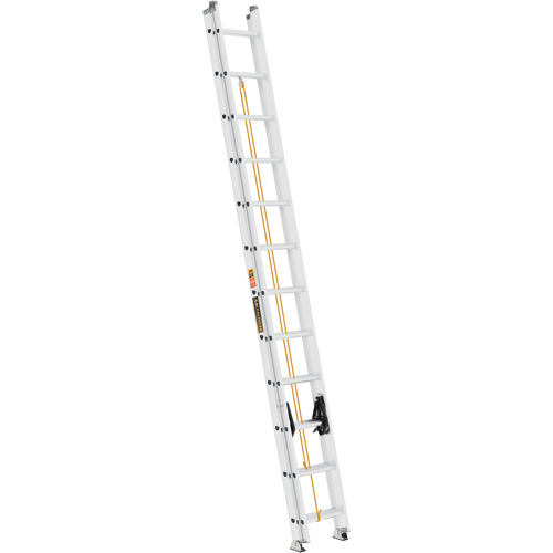 Metaltech E-ELA24T2 Jobsite Series Extension Ladder, 225 lbs. Cap., 24' H, Grade 2