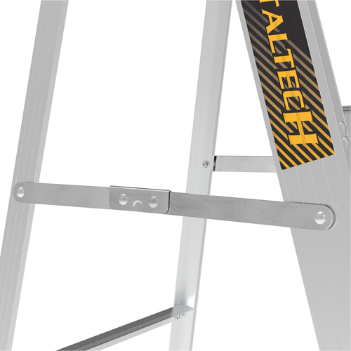 Metaltech E-SLA8T2 Step Ladder, 8', Aluminum, 225 lbs. Capacity, Type 2