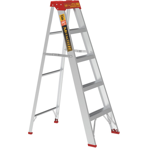 Metaltech E-SLA5T3 Escabeau, 5', Aluminium, Capacit&eacute; 200 lb, Type 3