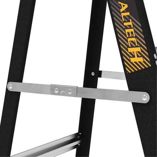 Metaltech E-SLF6TT1 Step Ladder with Paint Tray, 6', Fibreglass, 250 lbs. Capacity, Type 1