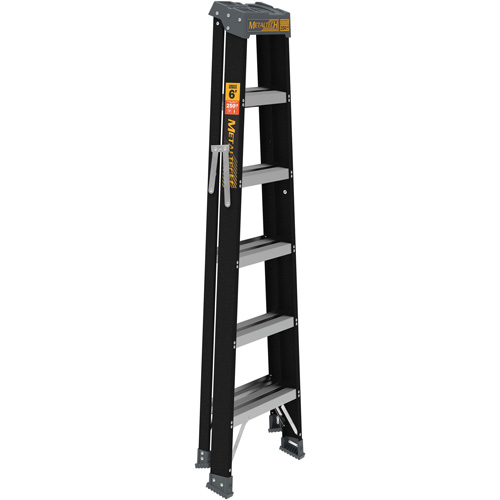 Metaltech E-SLF6T1 Step Ladder, 6', Fibreglass, 250 lbs. Capacity, Type 1