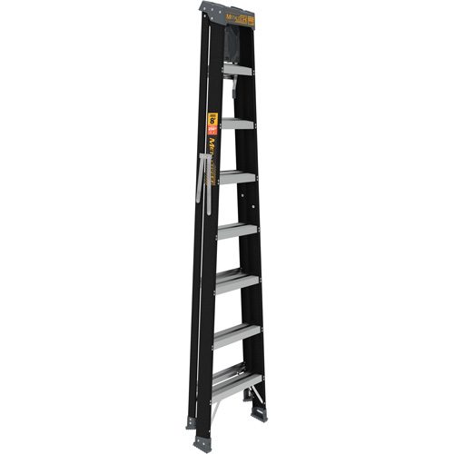 Metaltech E-SLF8TT1 Step Ladder with Paint Tray, 8', Fibreglass, 250 lbs. Capacity, Type 1