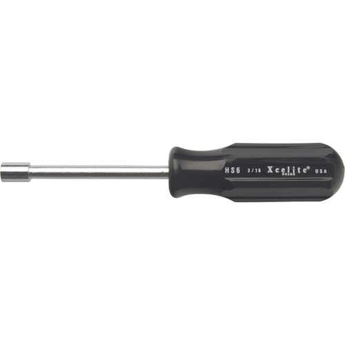 Xcelite HS6N Hollow Shaft Nut Driver - Imperial, 3/16" Drive, 6-1/4" L