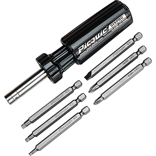 Picquic 88001 Sixpac Plus Multi-Bit Screwdrivers