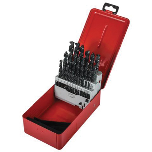 Dormer 5969853 Jobber Drill Bit Set, 29 Pieces, High Speed Steel