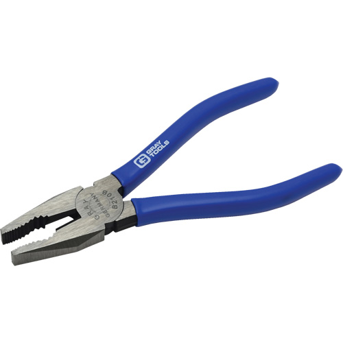 Gray Tools B210B Lineman's Combination Pliers with Cutter Vinyl Grips