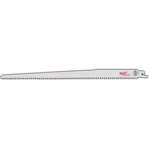 Milwaukee 48-00-5017 Lame d'&eacute;lagage pour scie alternative Sawzall, Bim&eacute;tal, 6 Dents par pouce, 12" lo x 3/4" la