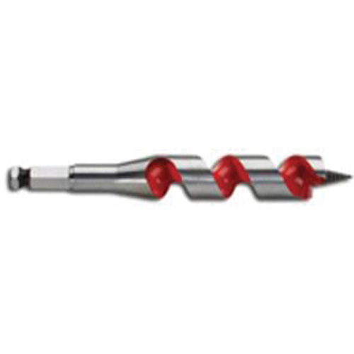 Milwaukee 48-13-0813 Ship Auger Drill Bit, 13/16" Diameter, 3" Flute, 7/16" Hex Shank
