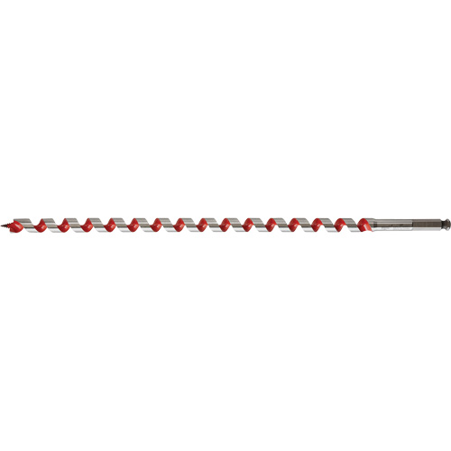 Milwaukee 48-13-5680 Longue m&egrave;che h&eacute;licoidale pour perceuse, Diam&egrave;tre de 11/16", Cannelure 15", Tige 7/16" hexagonal