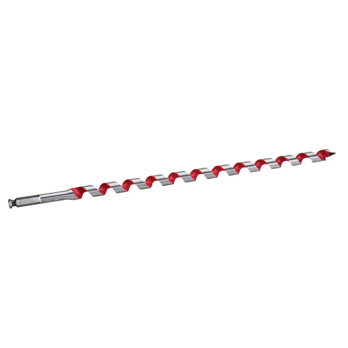 Milwaukee 48-13-5750 Longue m&egrave;che h&eacute;licoidale pour perceuse, Diam&egrave;tre de 3/4", Cannelure 15", Tige 7/16" hexagonal