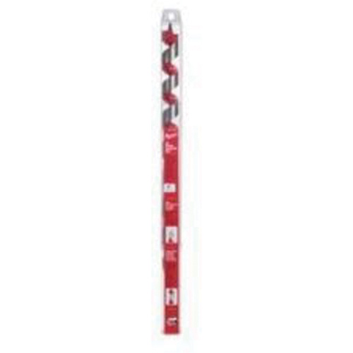 Milwaukee 48-13-6370 Longue m&egrave;che h&eacute;licoidale pour perceuse, Diam&egrave;tre de 1-3/8", Cannelure 15", Tige 7/16" hexagonal