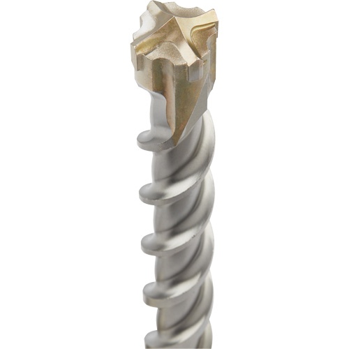Milwaukee 48-20-7240 M&egrave;che de perceuse &agrave; percussion &agrave; quatre cannelures SDS-Plus MX4 , 1", Tige SDS-Plus, Carbure