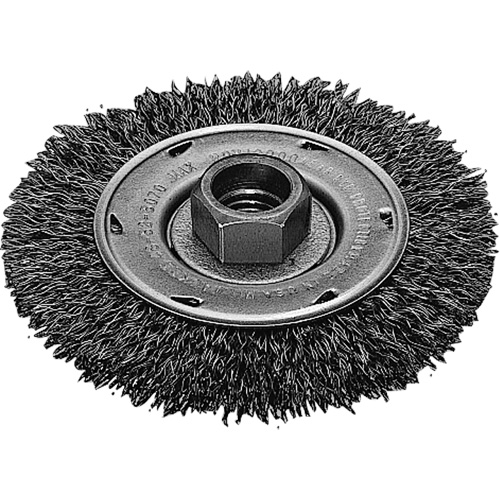 Milwaukee 48-52-5020 Disque m&eacute;tallique &agrave; fils torsad&eacute;s, Dia. 4", Fils 0,02", Arbre 5/8"-11, Acier inoxydable