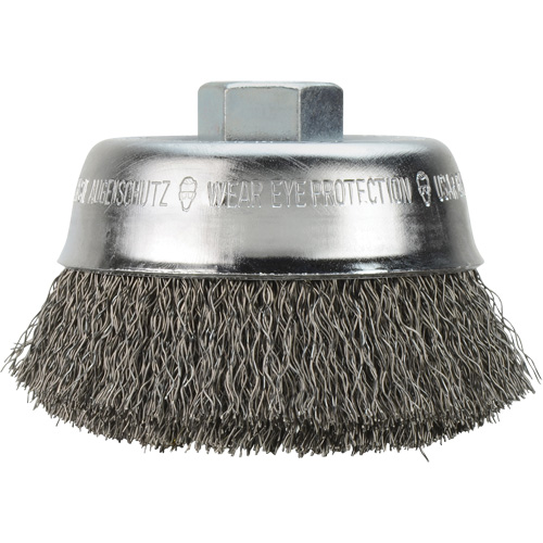 Milwaukee 48-52-5065 Brosse-boisseau &agrave; fils cr&ecirc;p&eacute;s en acier au carbone