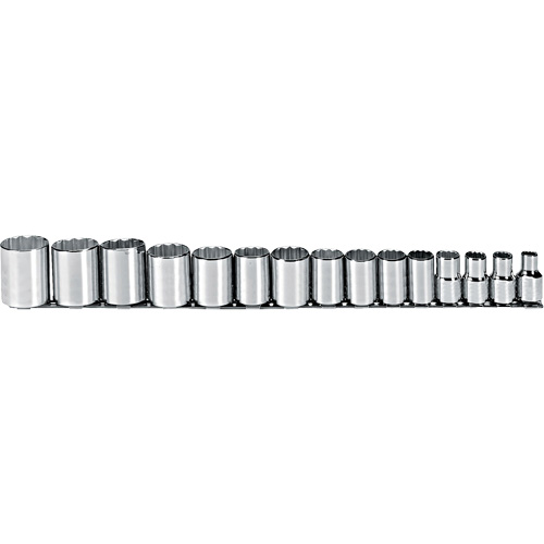 Proto J54114 Jeu de douilles, 15 Mcx, Prise de 1/2"
