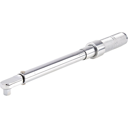 Proto J6005C Fixed Head Micrometer Torque Wrench, Click, 3/8" Square Drive, 16-80 ft-lbs.