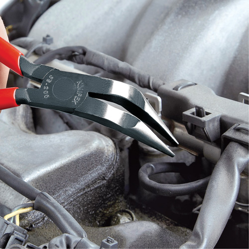 Knipex VQ767 Pince &agrave; bec long de 8" avec angle de sans couteau