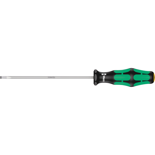 Wera Tools 5110002001 Tournevis &agrave; fente, Tige de 3,5 mm, Ronde, 8-1/8" lo, Prise en Plastique