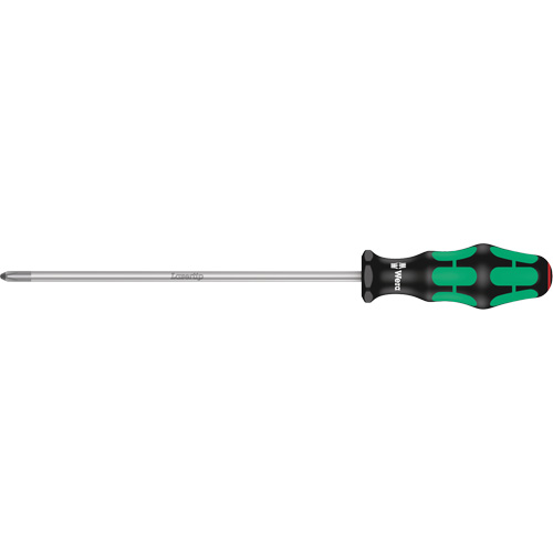 Wera Tools 5008725001 Phillips Screwdriver, #2, 12" L, Plastic Handle