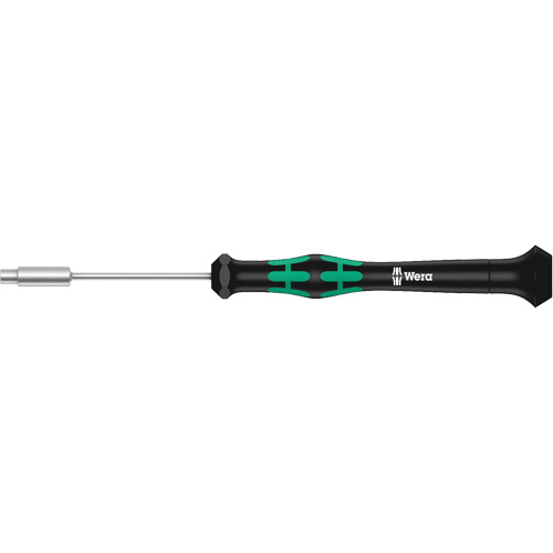 Wera Tools 05118130001 Micro Socket Screwdriver, 7/64" Drive, 6-3/16" L, Non Magnetic